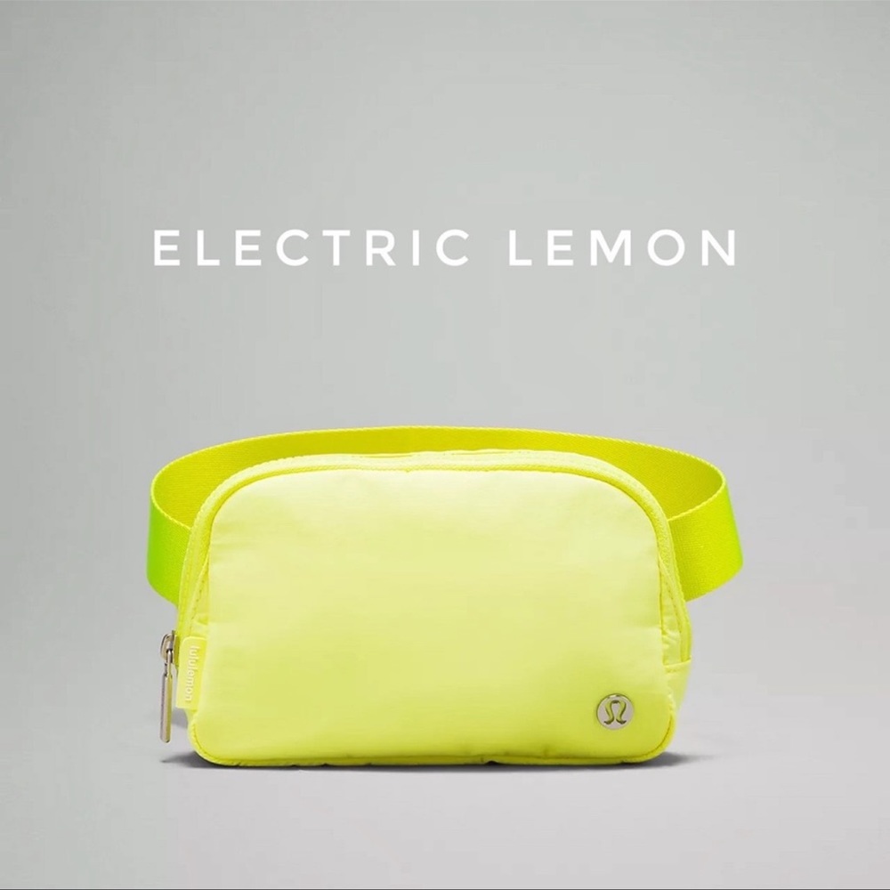 Lululemon belt bag in Electric Lemon NWT